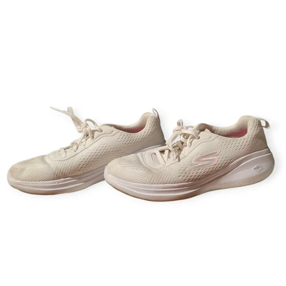 Womens Sketchers Sneakers White - Picture 3 of 6